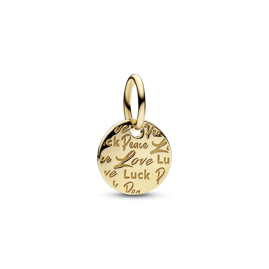 Peace, Love & Luck Dangle Charm - Pandora Lietuva