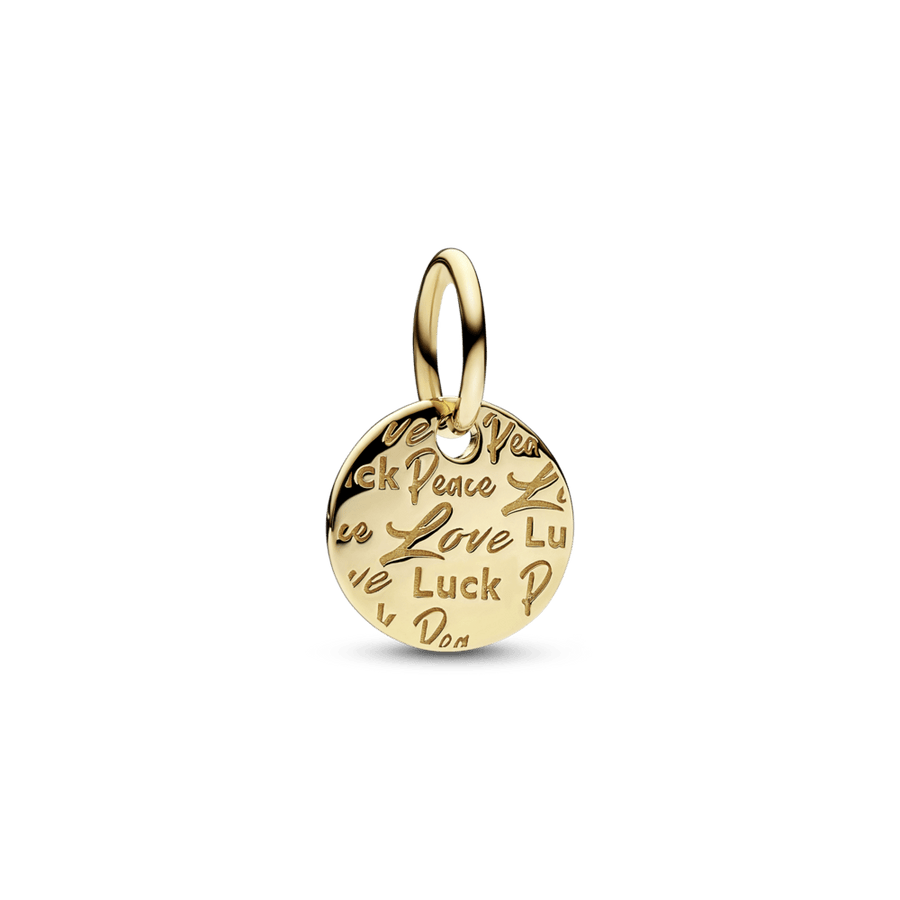 Peace, Love & Luck Dangle Charm - Pandora Lietuva