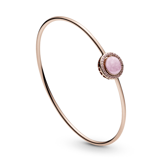 Rausva sūkurinė apyrankė - Pandora LT