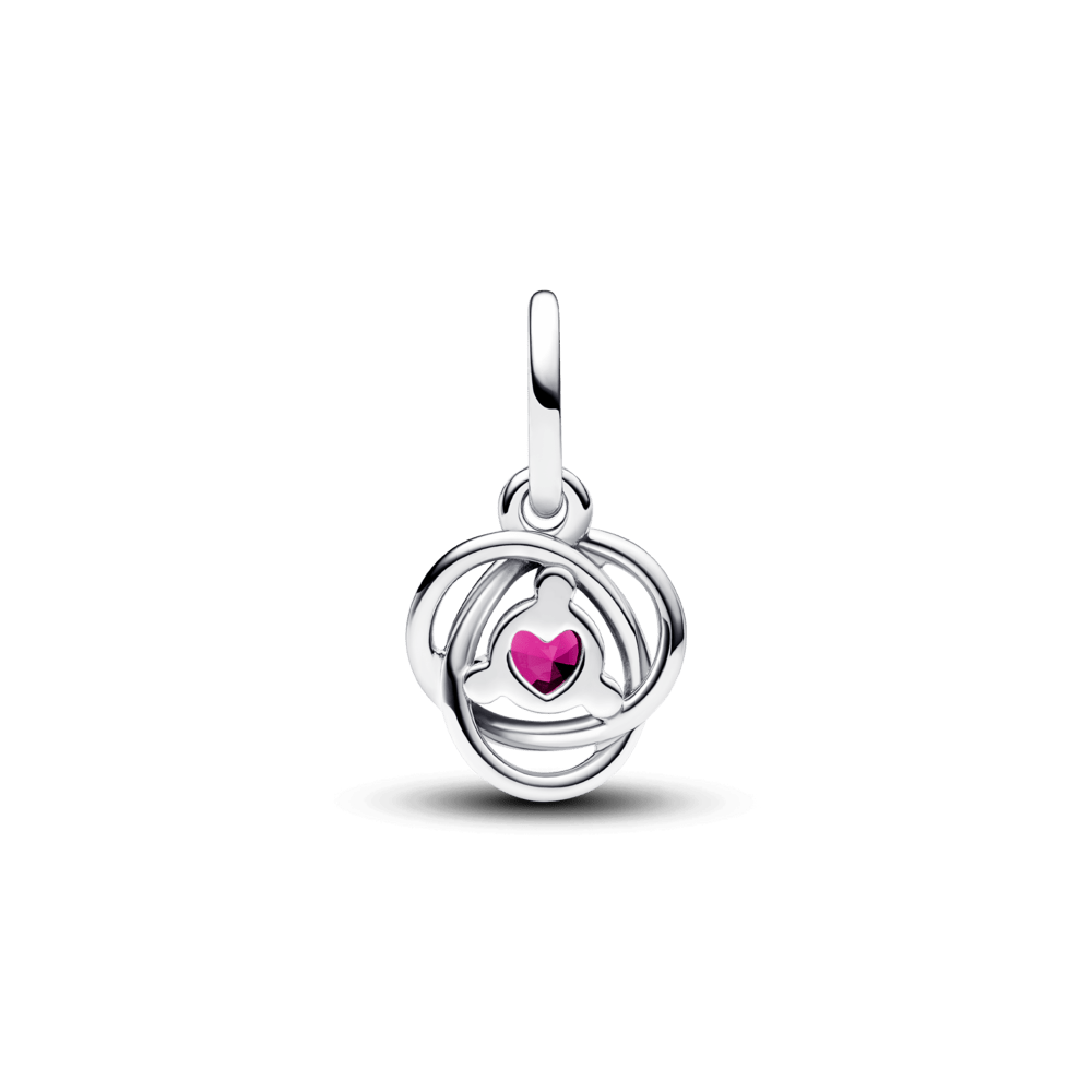 Rožinis talismanas „Amžinybės ratas“ - Pandora Lietuva