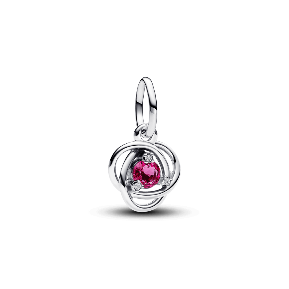 Rožinis talismanas „Amžinybės ratas“ - Pandora Lietuva