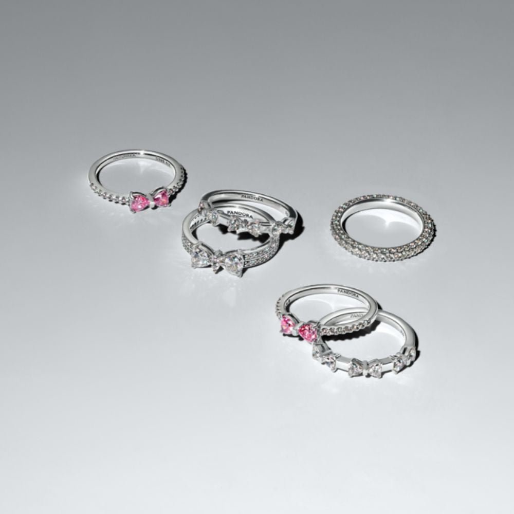 Segmentinis žiedas „Kaspinėliai“ - Pandora Lietuva