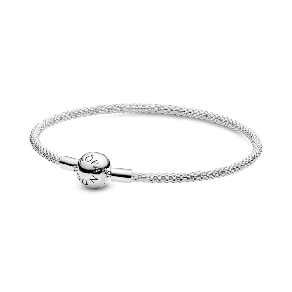 Sidabrinė pinta apyrankė „Akimirkos“ - Pandora Lietuva