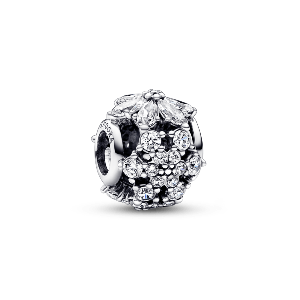 Sparkling Herbarium Cluster Round Charm - Pandora LT