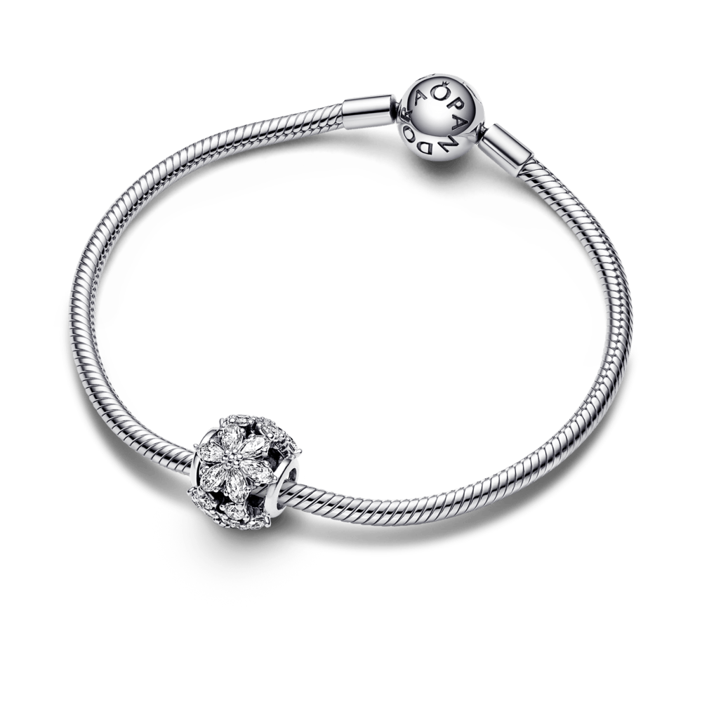 Sparkling Herbarium Cluster Round Charm - Pandora Lietuva