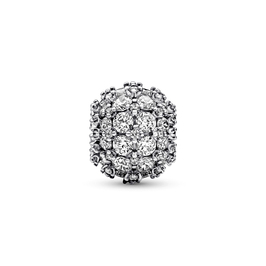 Sparkling Pavé Round Charm - Pandora Lietuva