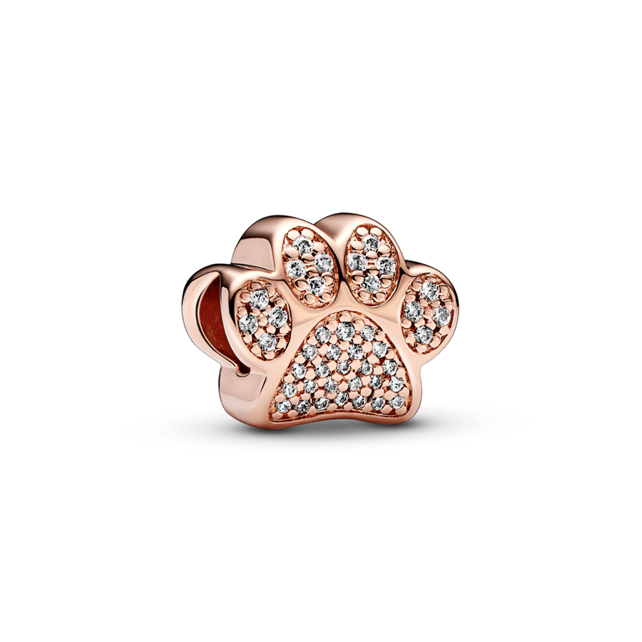 Sparkling Paw Print Charm pakabukas - Pandora Lietuva