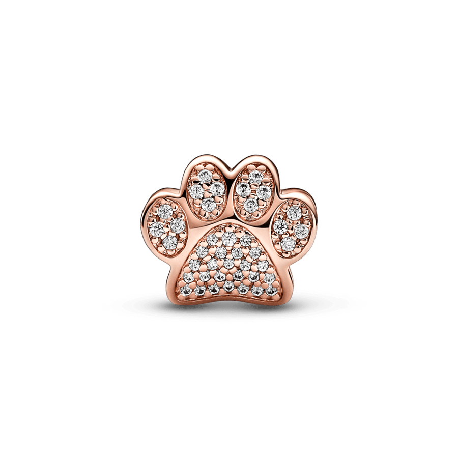 Sparkling Paw Print Charm pakabukas - Pandora Lietuva