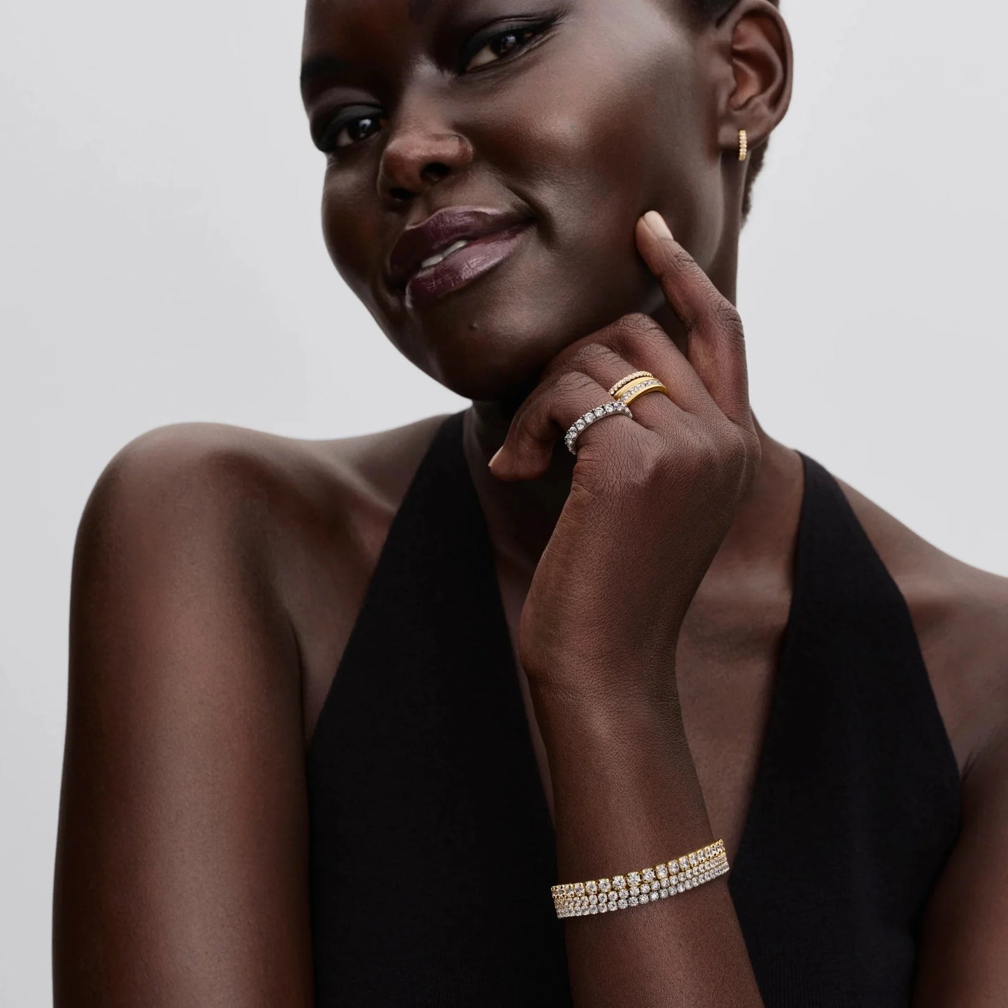 Spindinti drąsaus stiliaus teniso apyrankė - Pandora Lietuva