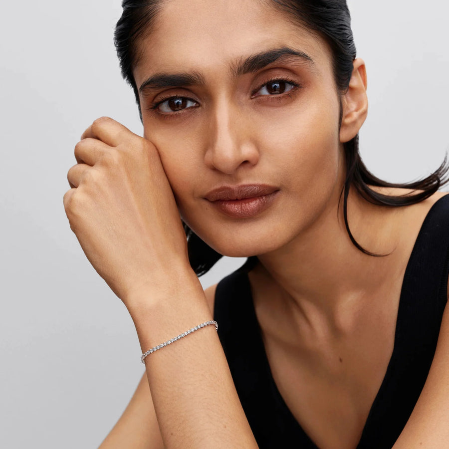 Spindinti teniso apyrankė - Pandora Lietuva