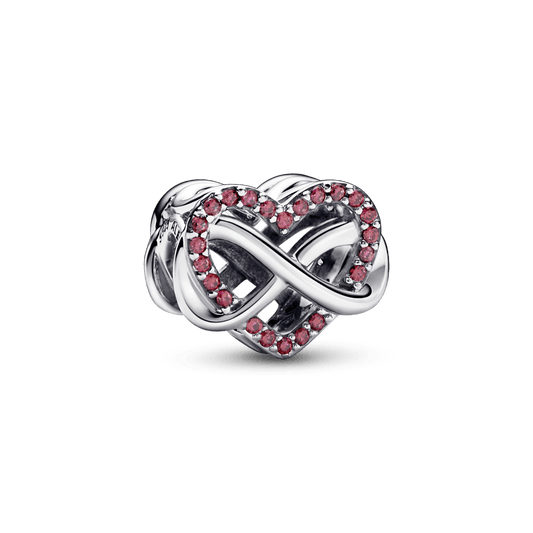 Spindintis begalybės širdies karoliukas - Pandora LT