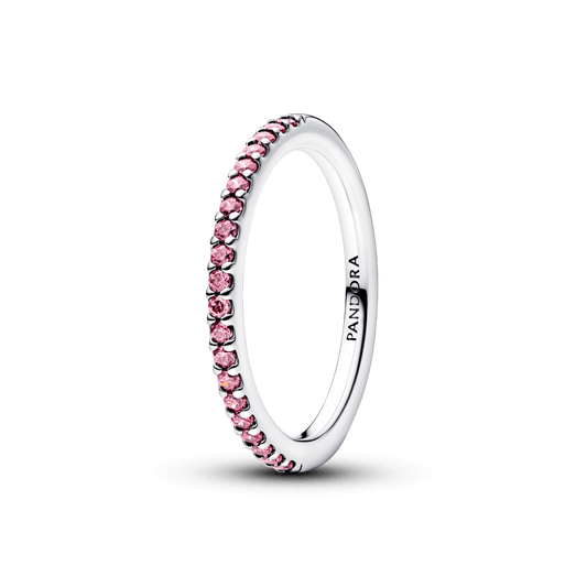 Spindintis rožinio lankelio žiedas - Pandora Lietuva