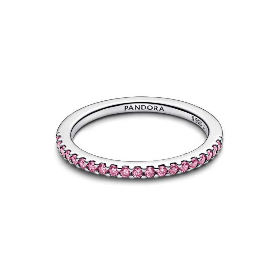 Spindintis rožinio lankelio žiedas - Pandora Lietuva