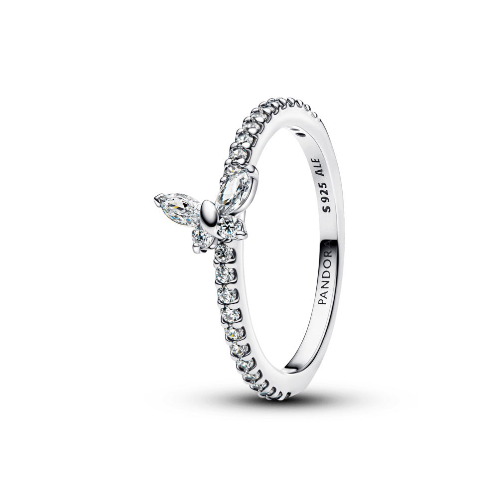 Spindintis žiedas „Drugelis“ - Pandora Lietuva