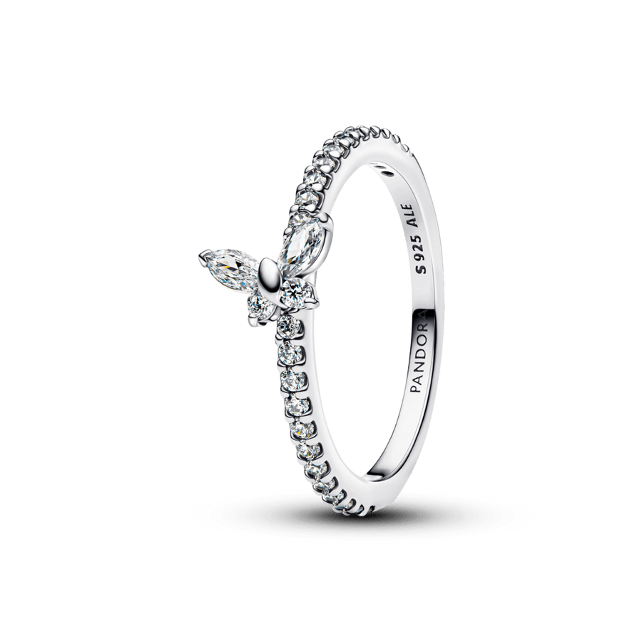 Spindintis žiedas „Drugelis“ - Pandora Lietuva