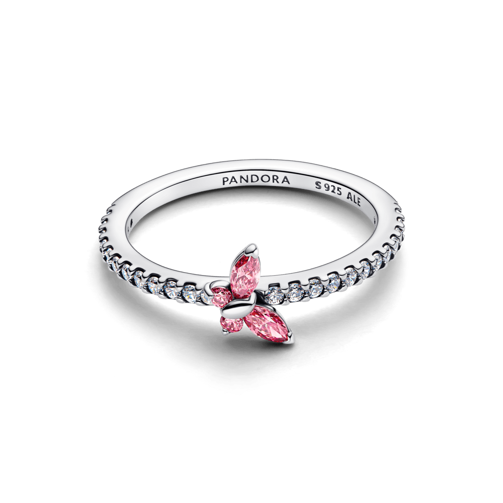 Spindintis žiedas „Drugelis“ - Pandora Lietuva