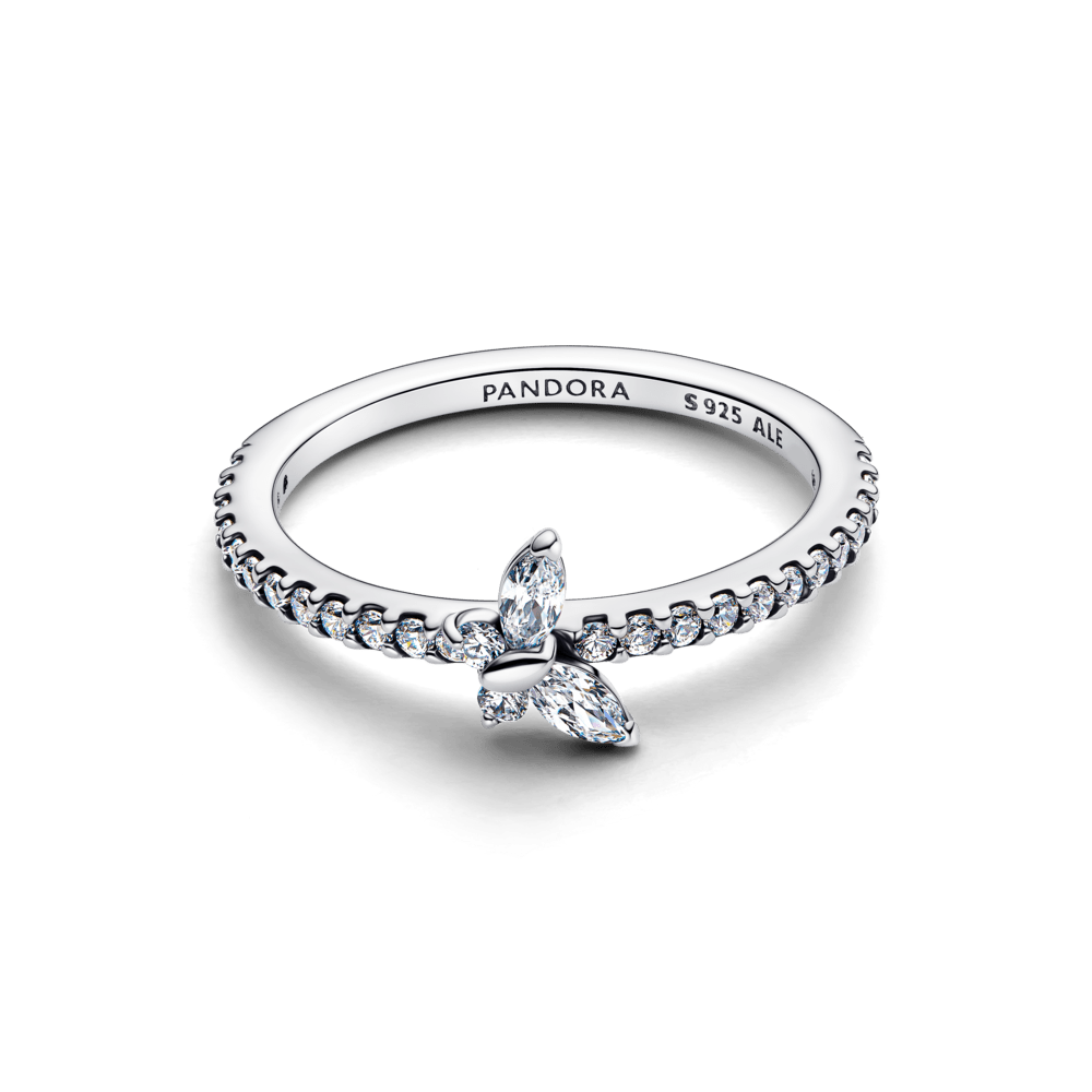 Spindintis žiedas „Drugelis“ - Pandora Lietuva