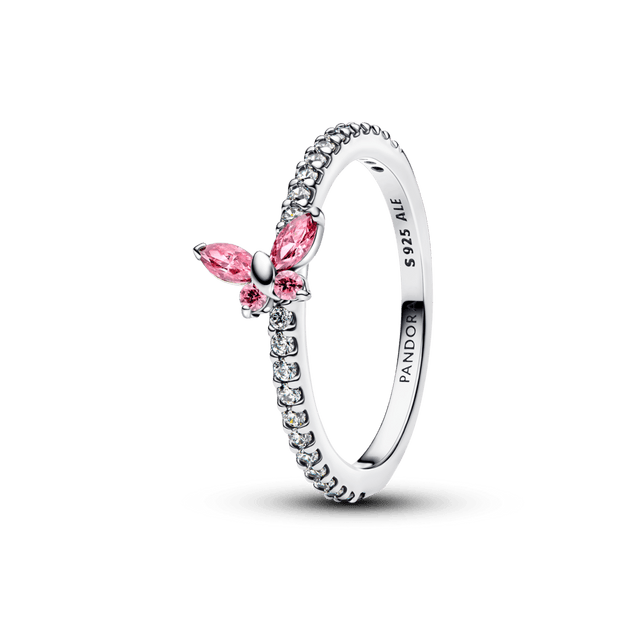 Spindintis žiedas „Drugelis“ - Pandora Lietuva