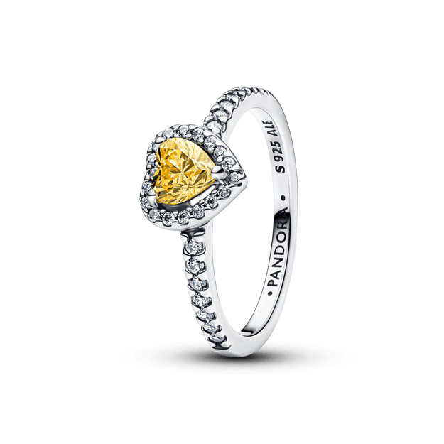 Spindintis žiedas „Iškilusi širdis“ - Pandora Lietuva