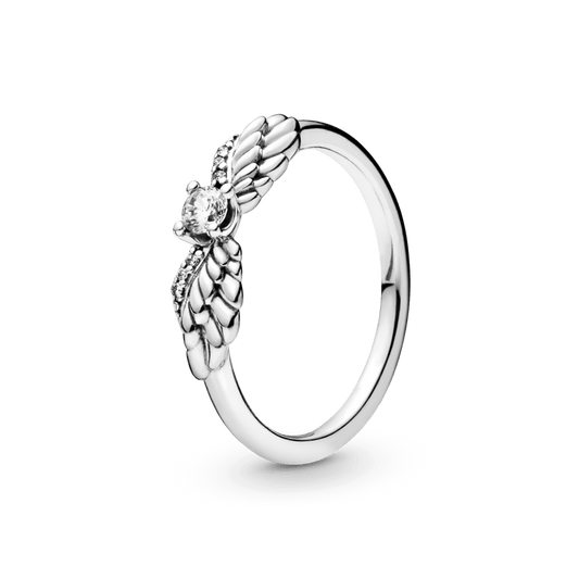 Spinduliuojantis angelo sparnų žiedas - Pandora LT