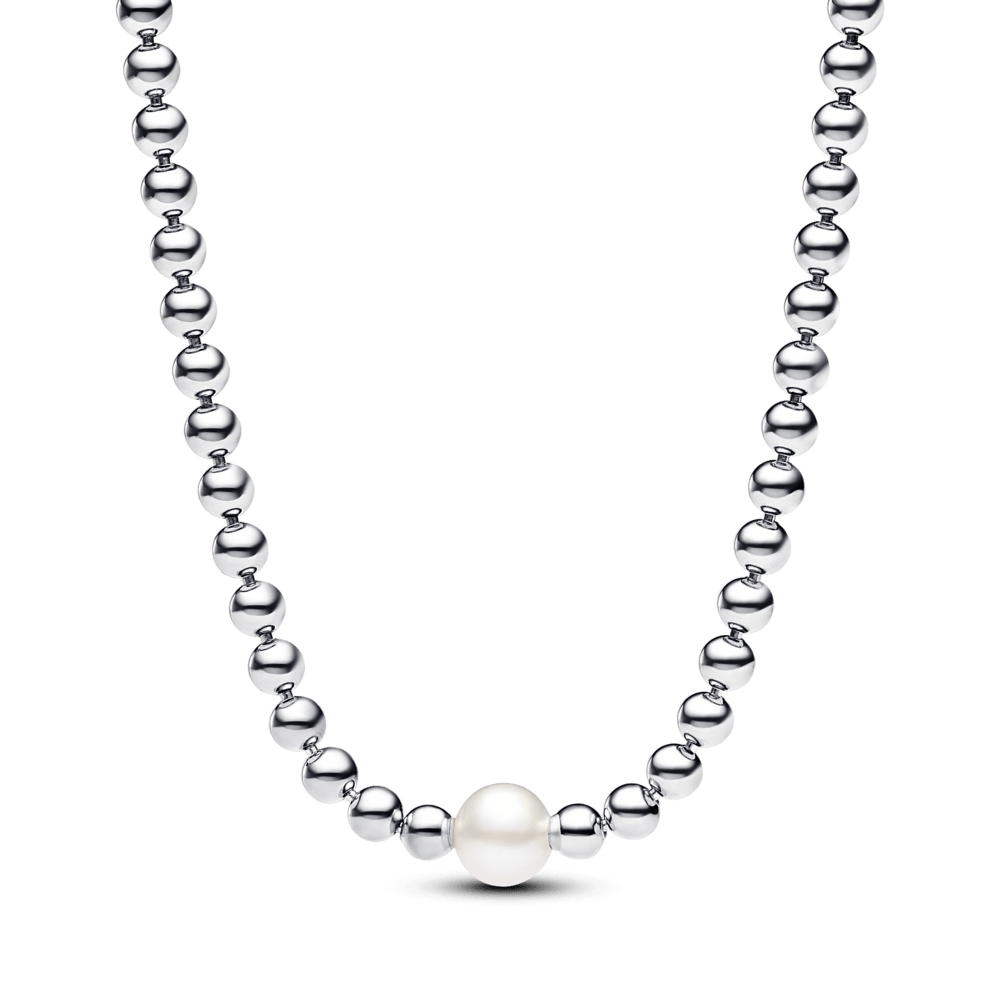 Treated Freshwater Cultured Pearl & Beads Collier Necklace - Pandora Lietuva