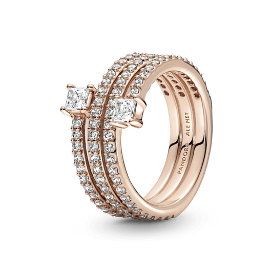 Trigubas spiralinis žiedas - Pandora LT