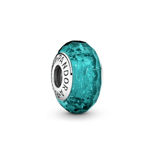 Turkios spalvos žėrintis stiklas - Pandora Lietuva