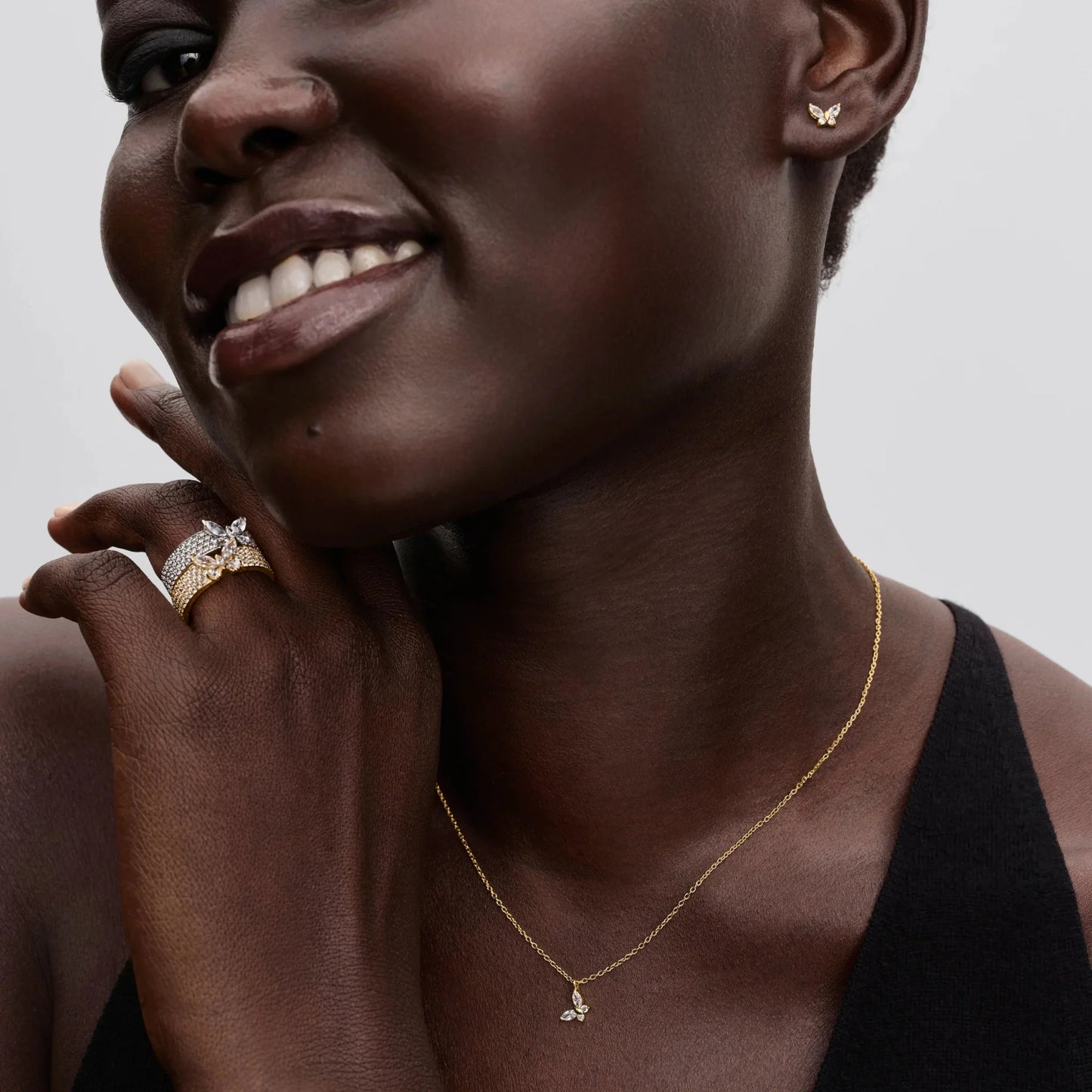 Vėrinys su pakabučiu „Drugelis“ - Pandora Lietuva