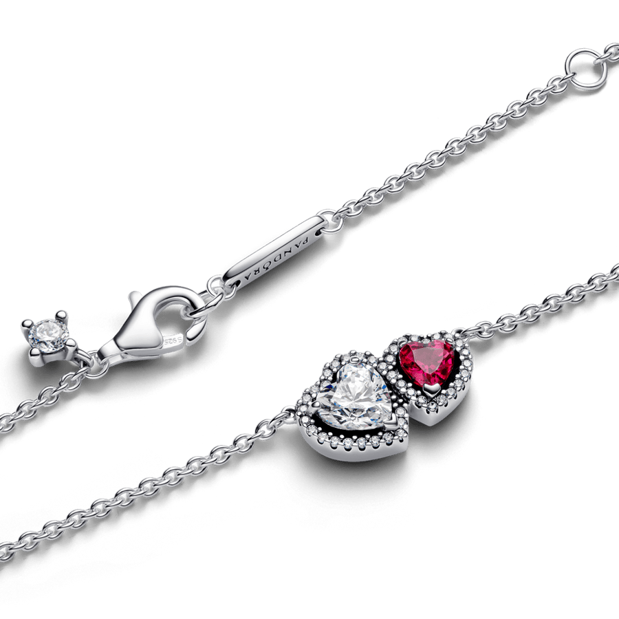 Vėrinys su širdies formos aureolės pakabučiu - Pandora Lietuva