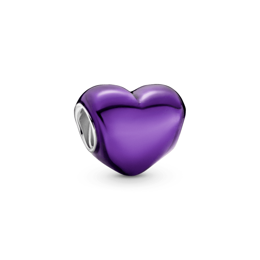 Violetinės širdies karoliukas - Pandora LT