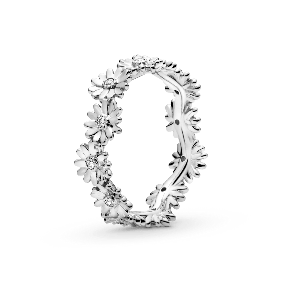 Žaižaruojantis gėlės ramunės žiedas - Pandora LT