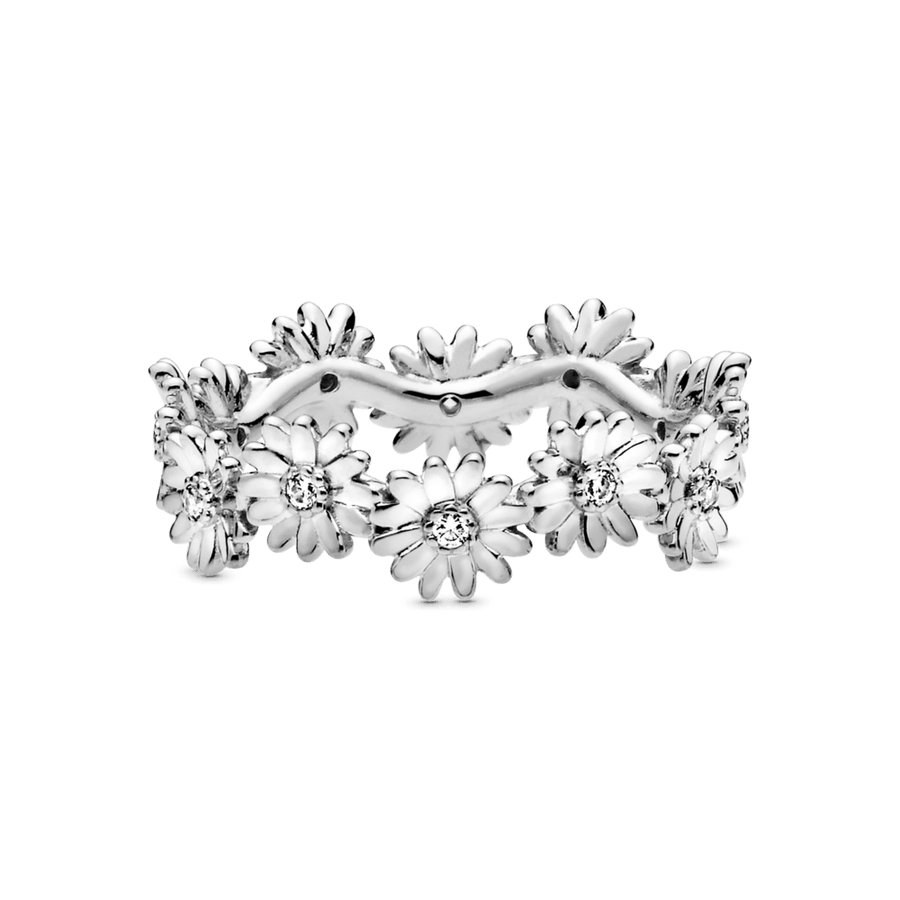 Žaižaruojantis gėlės ramunės žiedas - Pandora LT