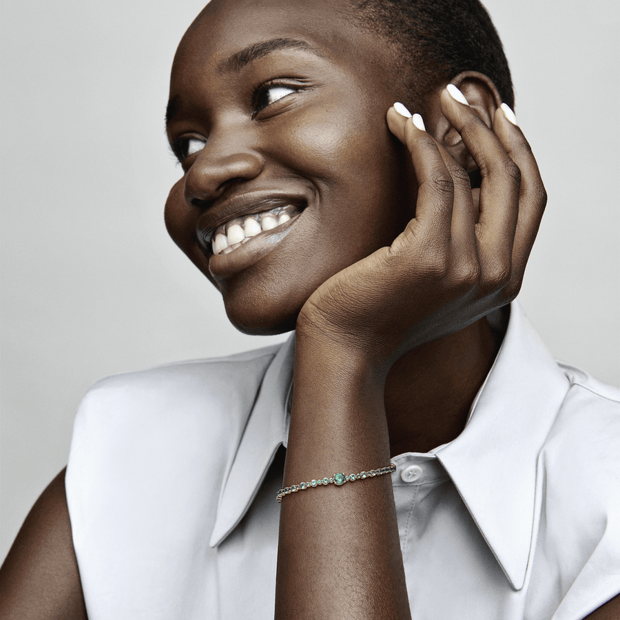 Žėrinti apyrankė su širdele - Pandora LT