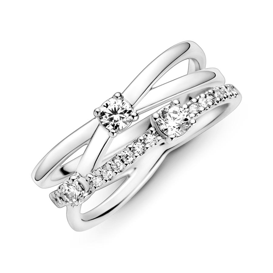 Žėrintis trijų juostų žiedas - Pandora LT