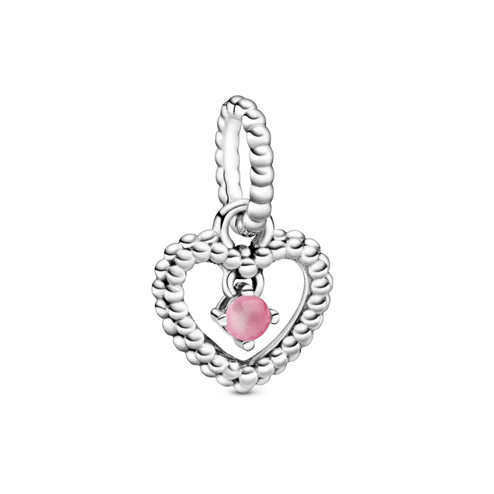 Žiedlapių rausvumo kabantis karoliukas - Pandora LT