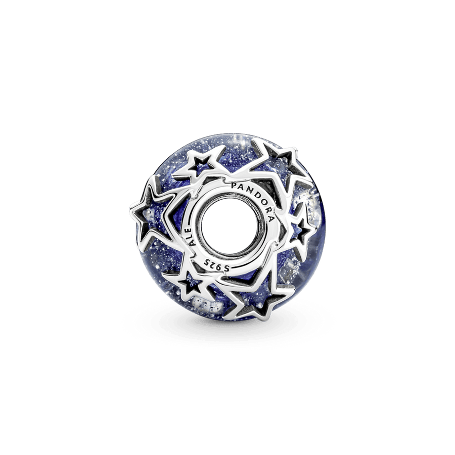 Murano klaasist amulett „Sinine galaktika ja täht”