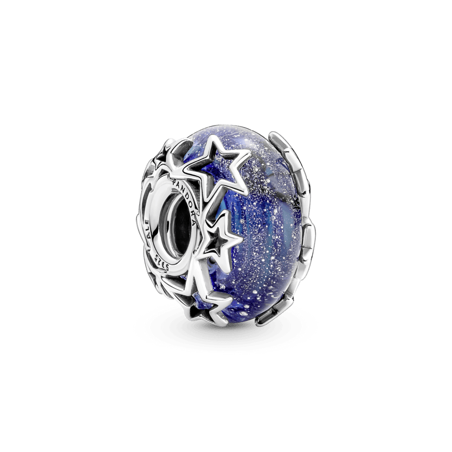 Murano klaasist amulett „Sinine galaktika ja täht”