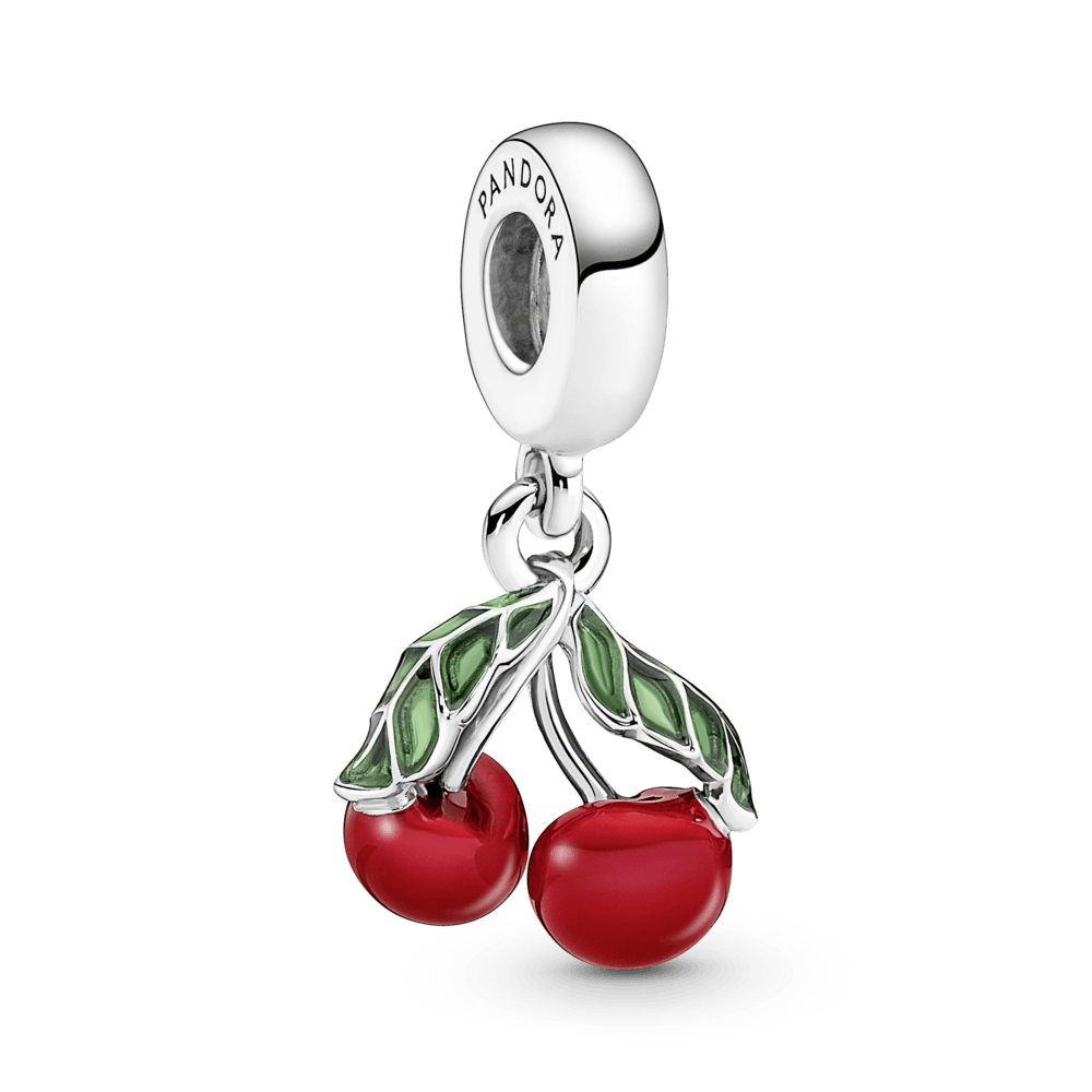 Asimetriškas vyšnių vaisių kabantis karoliukas - Pandora LT
