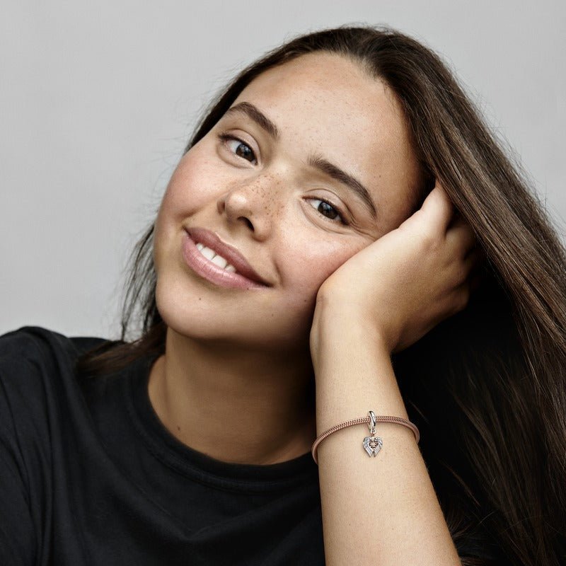 Celestial Compass Angel Wings Dangle Charm - Pandora Lietuva