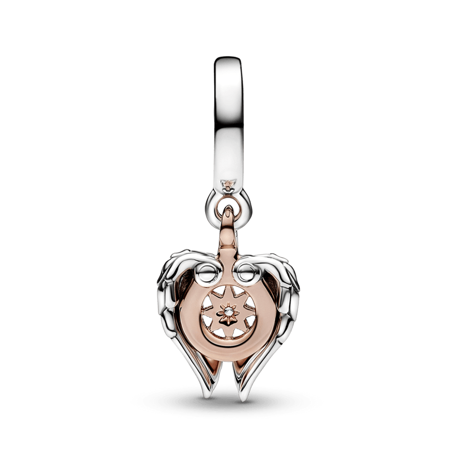 Celestial Compass Angel Wings Dangle Charm - Pandora Lietuva