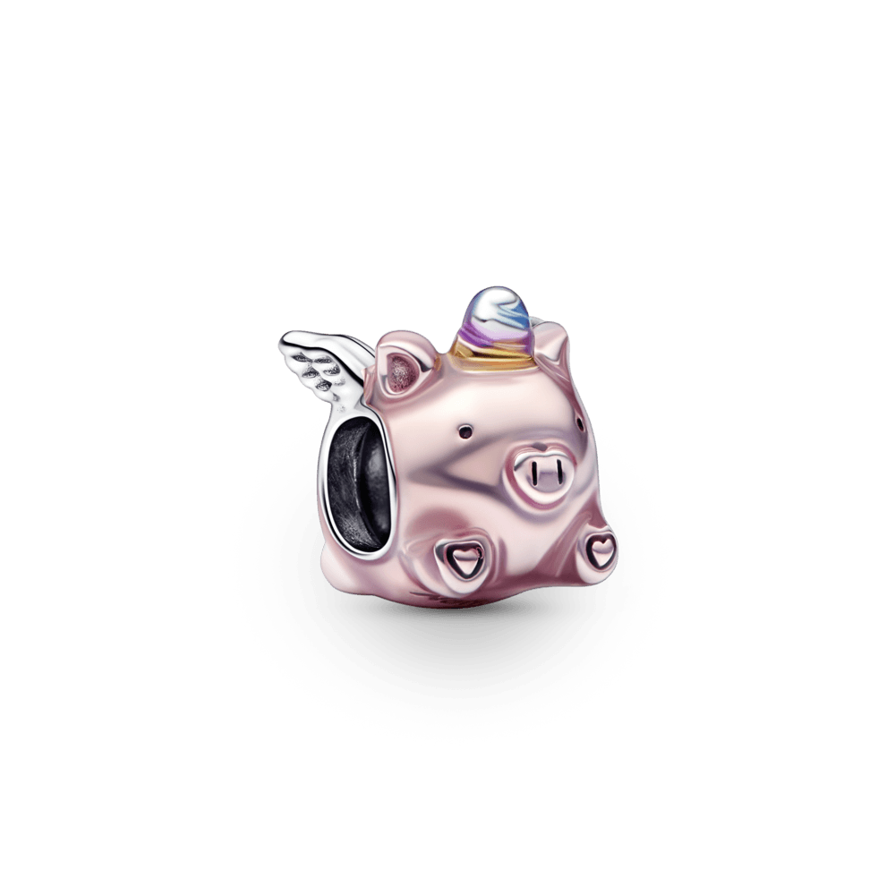 Flying Unicorn Pig Charm pakabukas - Pandora Lietuva