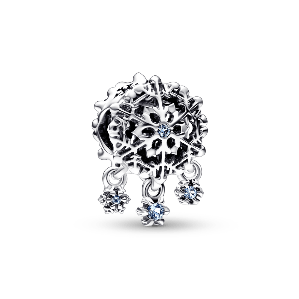 Icy Snowflake Drop Charm - Pandora LT