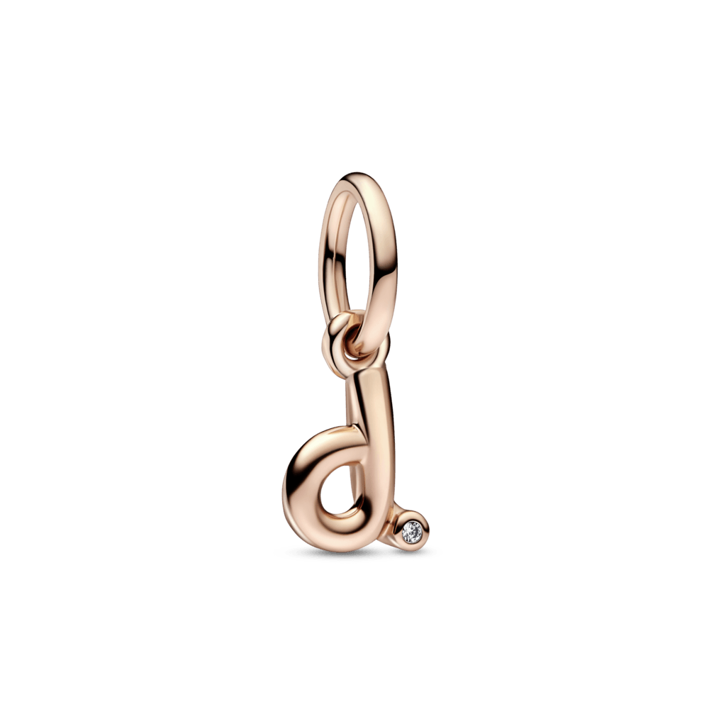 Letter d Script Alphabet Dangle Charm - Pandora LT