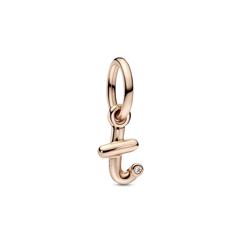 Letter t Script Alphabet Dangle Charm - Pandora LT