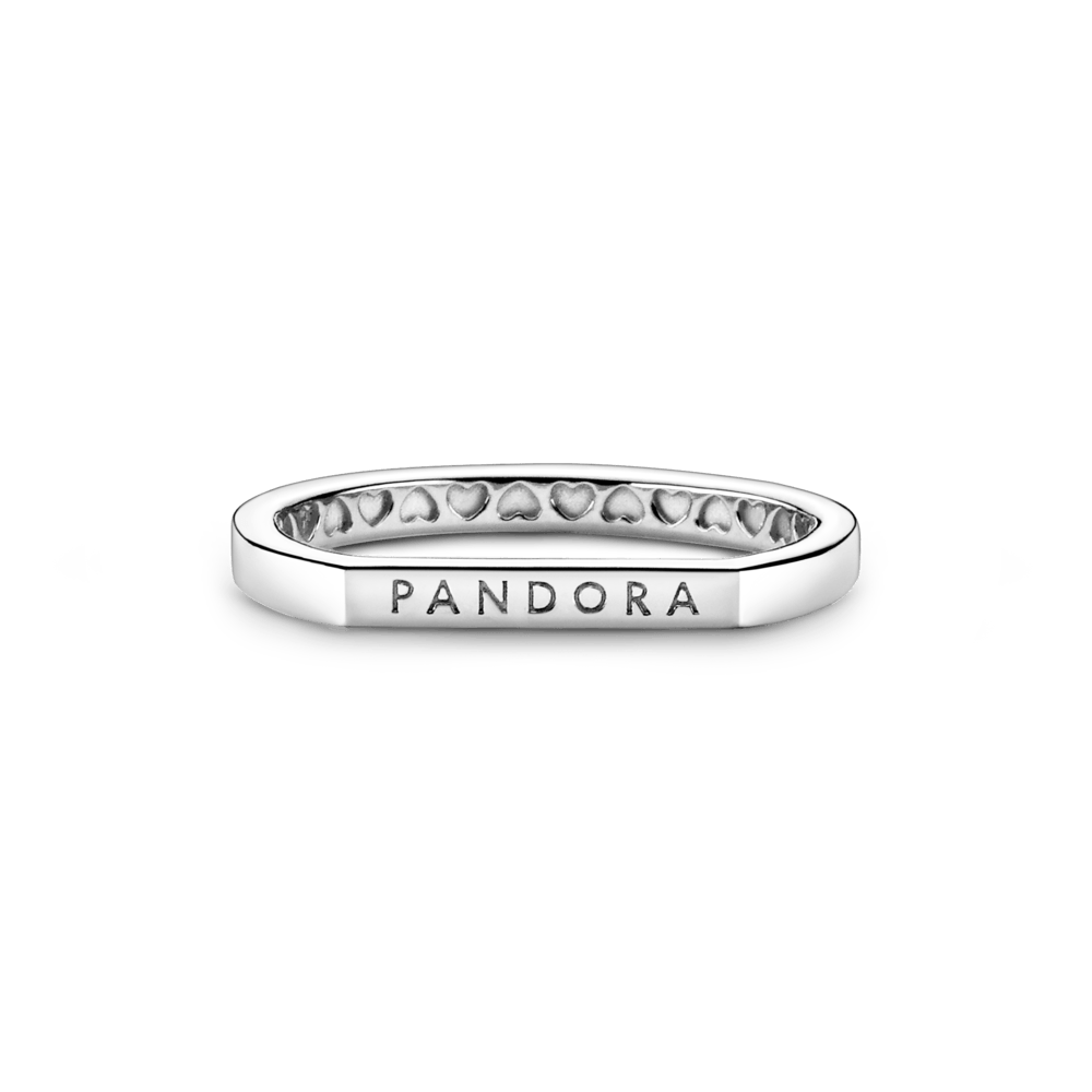 Logotipo juostos derinamas žiedas - Pandora LT