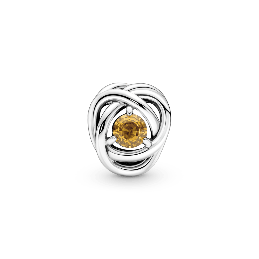 Medaus spalvos amžinybės kilpos karoliukas - Pandora LT