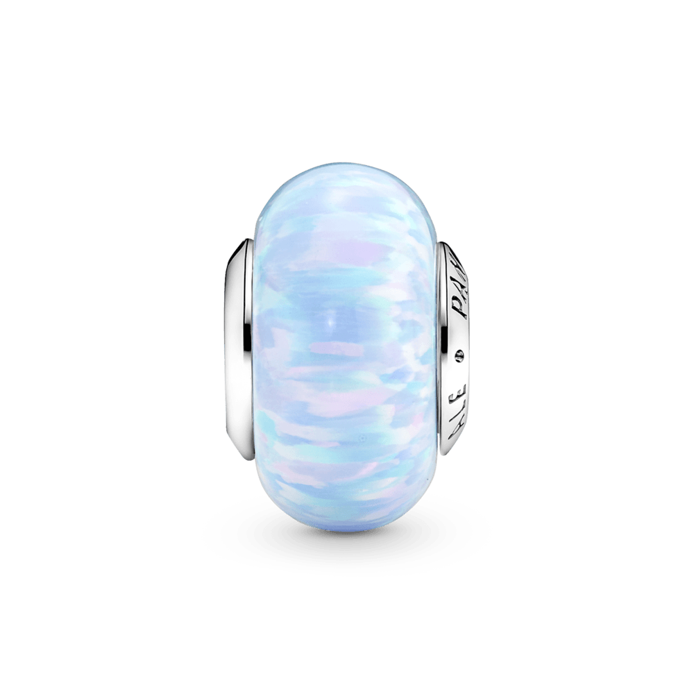 Opalinis mėlynas vandenyno karoliukas - Pandora Lietuva