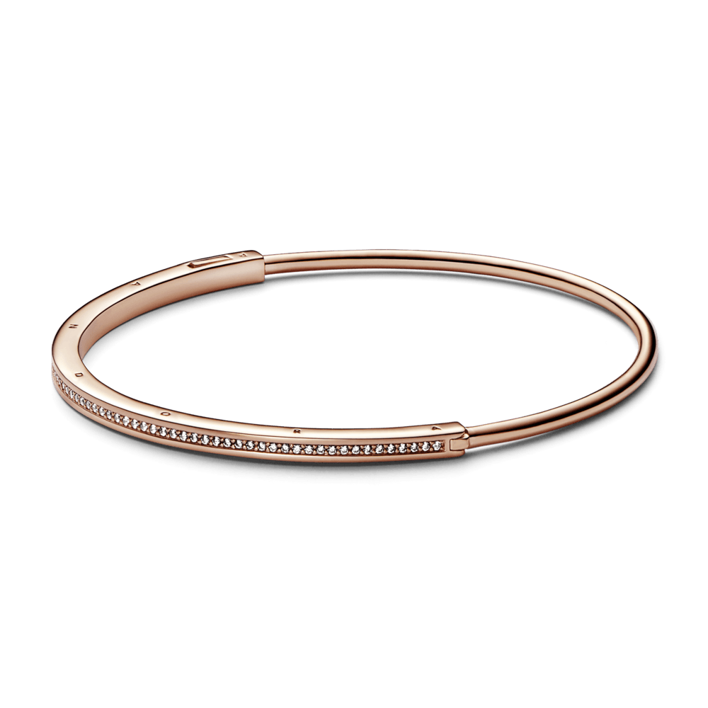 Pandora Signature I-D Pavé Bangle apyrankė - Pandora LT