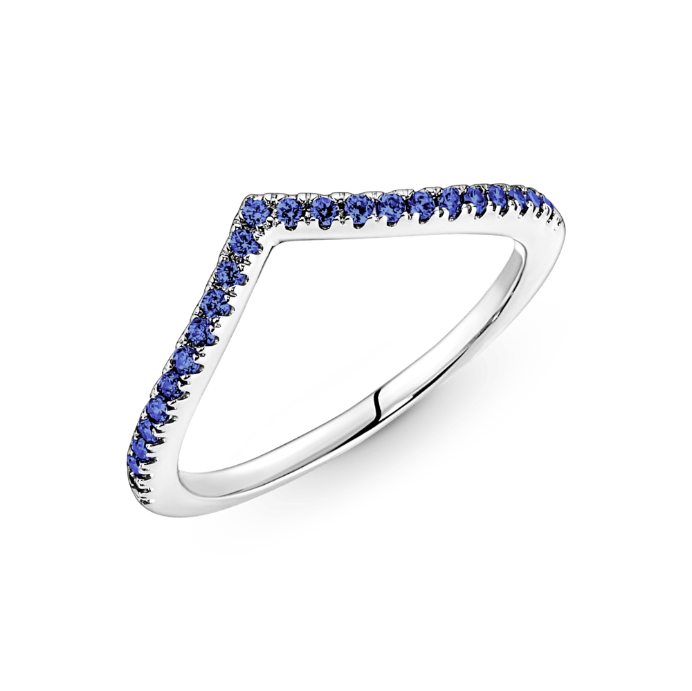 Pandora Timeless mėlynai žėrintis norų išsipildymo žiedas - Pandora LT