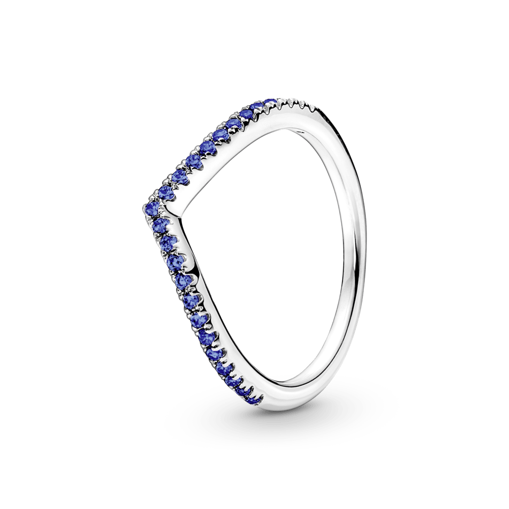 Pandora Timeless mėlynai žėrintis norų išsipildymo žiedas - Pandora LT